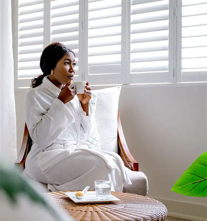 Hotel bath towels & robes